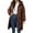 Coffee, variant on Womens Winter Coats With Hood Women's Winter Warm Thicken Long Outwear Pockets Coat Parka Jacket Red,3XL