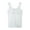 1-White1281, variant on Kiijoy Girls Soft Breathable Tank Top Cotton Underwear Sleeveless Shirt for Girl, Sizes 8-9