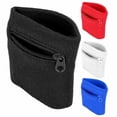 thumbnail image 2 of Portefeuille-poignet de Sport, Bracelet à Poche Zippée pour Clés Pièces Cartes Course Basketball et Mise en Forme, 2 of 7