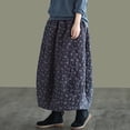 thumbnail image 6 of Delliss Women's Fall Winter Thick Down Maxi Skirt Stylish Long Skirt With Pocket, 6 of 6