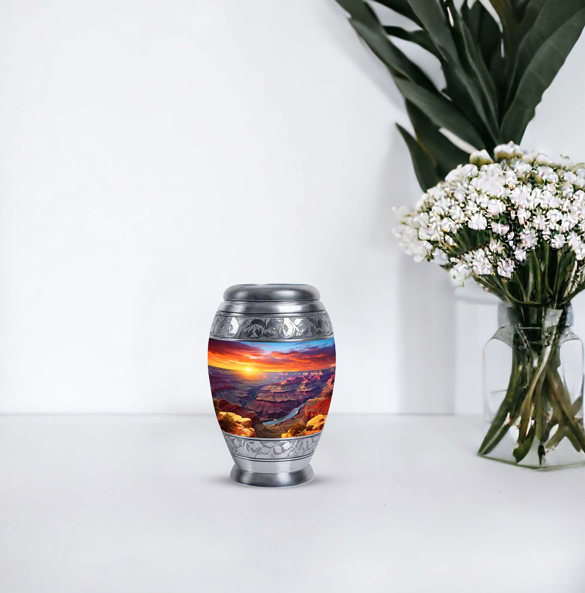 Grand Canyon Sunrise Mini Urns For Ashes - Keepsake Urns For Human Ashes - Burial Urns For Human Ashes - Adult Urns For Human Ashes Women - Ash Urns For Humans (Size -3inch,2Pcs)