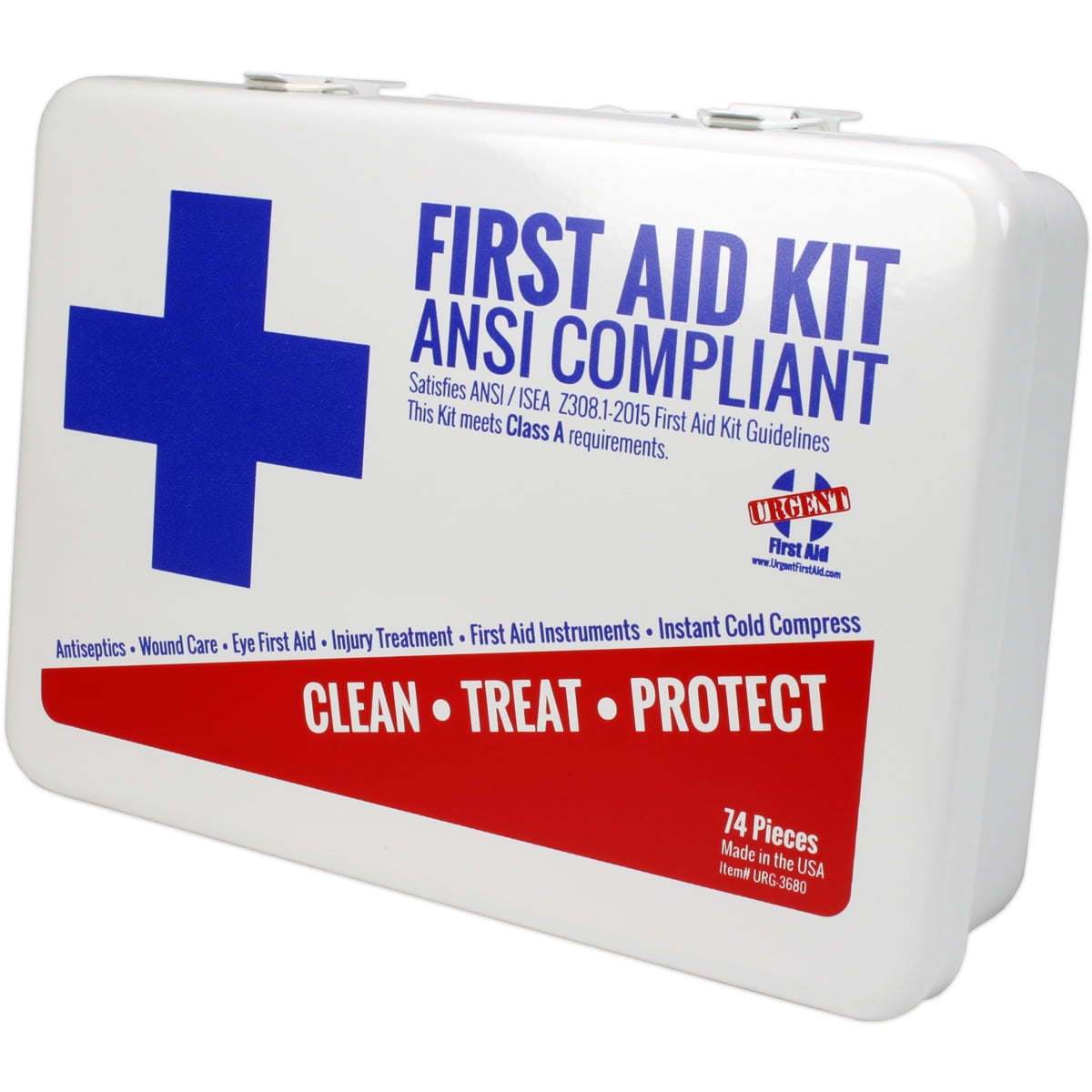 OSHA & ANSI First Aid Kit 25 Person 74 Pieces Indoor/Outdoor Emer 平行輸入 : OSHA \u0026 ANSI First Aid Kit, 25 Person, 79 Pieces