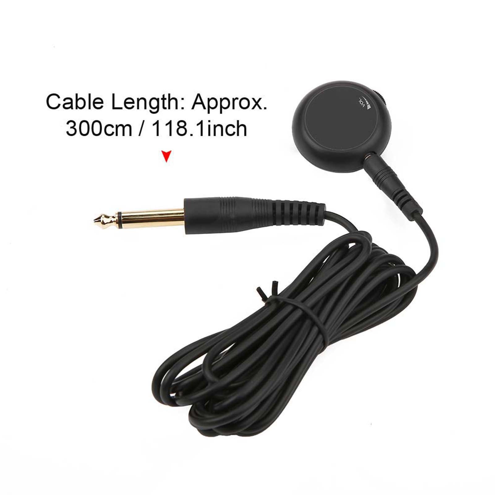 Mini Piezo Pickup Contact Microphone Transducer for Acoustic Guitar Violin Ukelele