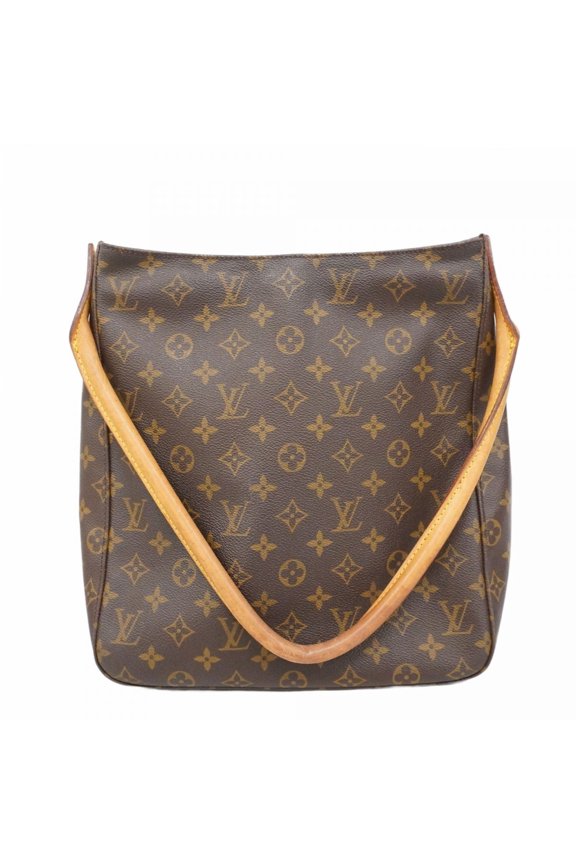 Pre-Owned Louis Vuitton Monogram Looping GM Shoulder Bag M51145 Brown Women's (Good)