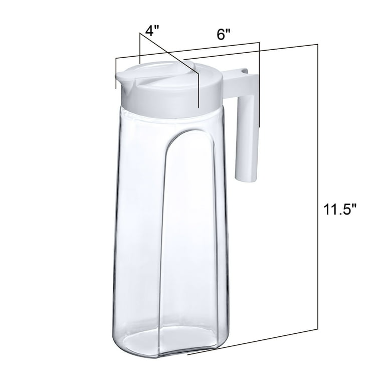 Amazing Abby Slim 64oz Tritan Pitcher - Unbreakable, BPA Amazing Abby Slim 64oz Tritan Pitcher - Unbreakable, BPA