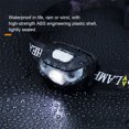 thumbnail image 4 of Cateissary Linterna frontal recargable por USB, luz fuerte, diadema ajustable, resistente al agua, varios modos, linterna frontal para exteriores 500mAh, 4 of 6