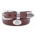 thumbnail image 1 of ZeppelinProducts ECU-BOLPTCRC-TAN-36 ECU Concho Croc Tan Leather Belt- 36 Waist, 1 of 1
