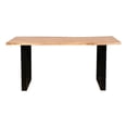 thumbnail image 4 of Bayside 7 Piece Set With 67" Dining Table And 6 Kurtz Medium Brown Side Chairs, 4 of 11