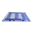 thumbnail image 2 of Ahgly Company Machine Washable Indoor Rectangle Abstract Blue Contemporary Area Rugs, 7' x 9', 2 of 4