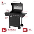 thumbnail image 2 of Nexgrill 5-Burner Gas Grill with Side Burner, 67,000 BTUs, 618 SQ. In. Cooking Area, Propane BBQ Grill with Stainless Steel Panel for Outdoor Cooking, Patios, and More - 720-1142&nbsp;, 2 of 7