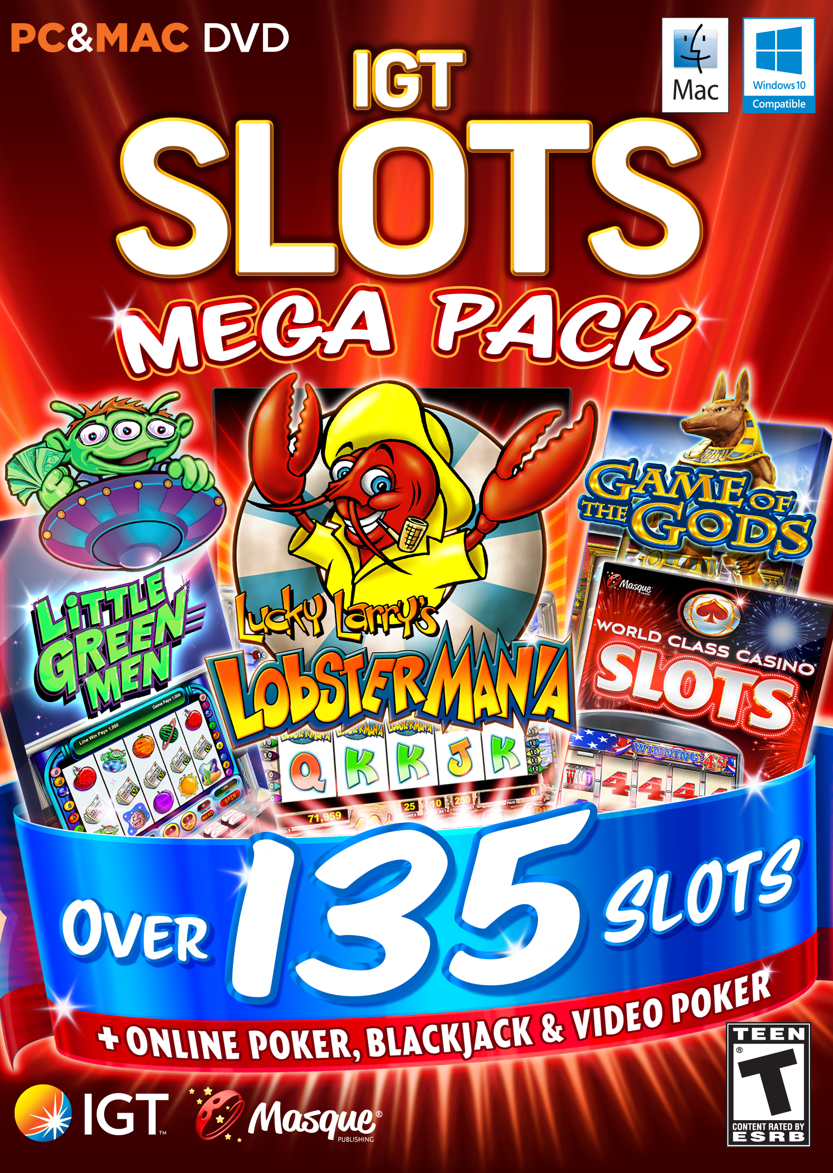 Slots Mega Pack, Legacy Games, PC, Physical Edition, L-3629