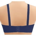thumbnail image 4 of Push Up Bras for Women Add 2 Cups Sexy Lace Cleavage Extra Padded Plunge Bra Underwire Dark Blue 44, 4 of 6