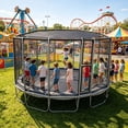 thumbnail image 4 of Outdor Dodecagonal Trampoline Sun Shade Cover Outdoor Shield For Jumping Area, 4 of 6