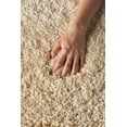 thumbnail image 6 of Malibu Shag Solid Cream Area Rug, 6 of 6