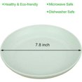 thumbnail image 2 of Bandeja de paja de trigo no triturada de 7,8 pulgadas, juego de platos reutilizables, apto para lavavajillas y microondas, apto para platos de cena, libre de BPA y respetuoso con el medio am, 2 of 5