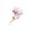 Purple, variant on Magnolia Brooch Zinc Alloy Pin with Oil Dripping Process Decorative Pin T-Shirts Dresses Coats Badge Jewelry Accessory