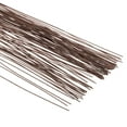 thumbnail image 4 of Uxcell 28 Gauge 14.17" Floral Stem Wire, 100 Pcs Paper Wrapped Iron Flower Stem, Brown, 4 of 6