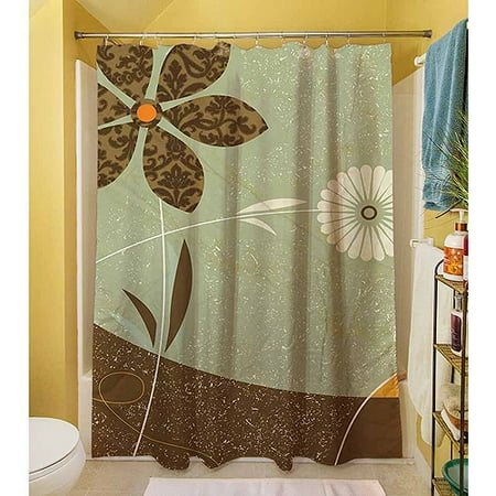 Thumbprintz Graphic Garden Sadie Shower Curtain, 71" x 74