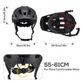thumbnail image 2 of Casco de bicicleta Lixada para hombres y mujeres 55-61cm ventilación ajustable, 2 of 8