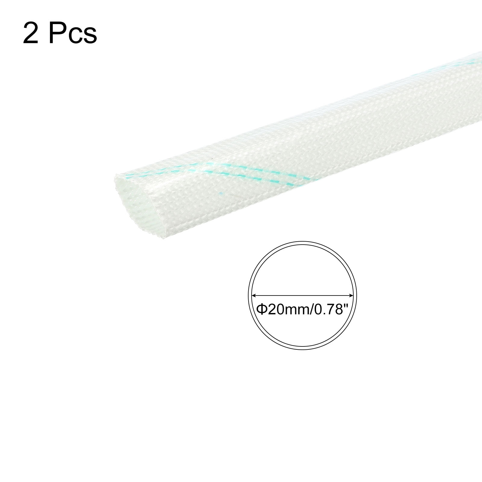 Φ1mm-50mm White/Black Glass Fiber Insulation/Fireproof Insulation Sleeve  600°c