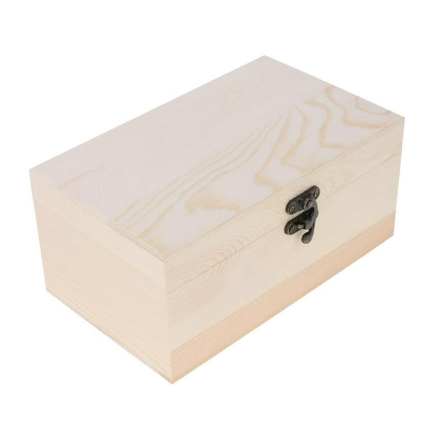 Estuche de almacenamiento s Reloj Joyero Organizador Madera Baratija Contenedor Bandeja L L Yuyangstore Caja de almacenamiento de joyería de madera