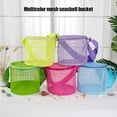 thumbnail image 4 of Toys Storage Bag Seashell Mesh Tote Shell Bags Large Capacity Outdoor Play Beach Bag, 4 of 8