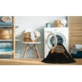 thumbnail image 2 of Ahgly Company Machine Washable Indoor Square Abstract Night Black Area Rugs, 3' Square, 2 of 7