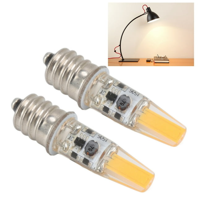 Bombilla LED E12, Fácil De Instalar 2W 12V Protección Del Medio Ambiente Bombilla De Candelabro Ahorro De Energía Para El Hogar