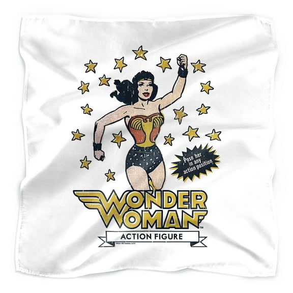 Wonder Woman Action Figure Bandana (21 in x 21 in)