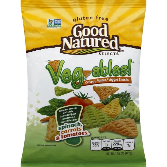 (Price/Case)Herr Foods 7463 Herr's Good Natured Veg-Ables Snacks 1.5 Ounces Per Pack - 6 Per Case