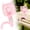 Pink, variant on DUOYOU Mini Portable Stroller Fan, Battery Operated Small Clip on, Detachable 3 Speed Rechargeable, 360° Rotate Flexible, Better Cooling for Car Seat Crib Treadmill Travel Pink