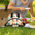 thumbnail image 2 of Herdesigns Western Cowboy Insulated Lunch Bag for Women Men Adults Large Reusable Lunch Box Southwest Country Cactus Leakproof Cooler Tote Bags with Adjustable Shoulder Strap, 2 of 7