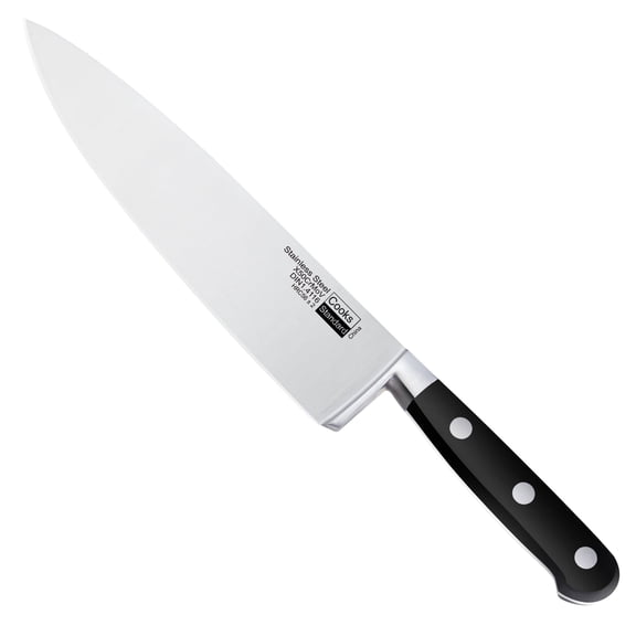 Cooks Standard Classic Cutlery 8 Inch/20cm Chef's Knife, High-Carbon Stainless Steel Serrated Blades, Ergonomic Handle, Sharp Triple Rivet