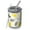 Yellow and Gray, variant on 12oz Coffee Tumblers Pioneer Floral Pattern Stainless Steel Vacuum Insulated Travel Tumbler Coffee Cups Mug with Lid and Straw with Cleaning Brush for Cold & Hot Drinks