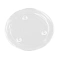 thumbnail image 2 of ndeja para velas redonda de vidrio transparente, resistente al calor, ndeja para aperitivos, ndeja pequeña para joyas para vacaciones, bodas, DI 75 cm, 2 of 9