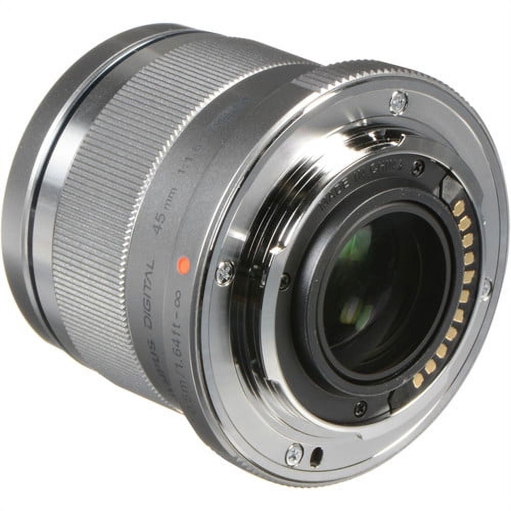 Olympus M. Zuiko Digital ED 45mm F/1.8 Silver Lens (Renewed) - For Micro Four Thirds Cameras