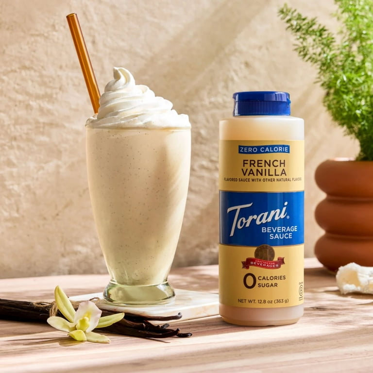 Torani Zero Calorie French Vanilla Beverage Sauce 12.8 oz