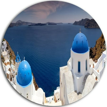 Design Art 'Blue Doomes Churches Panorama' Photographic Print on