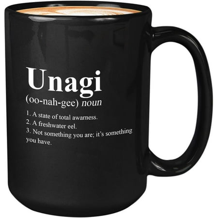

Novelty Dictionary Coffee Mug - Unagi Definition - Funny Humor Jokes Fish Salmon 11 Oz