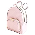 thumbnail image 4 of Michael Kors Women's Backpack Bag MK Jaycee MD PKT Logo Powder Blush New (Light Powder Blush) 35S3G8TB6V-424, 4 of 9