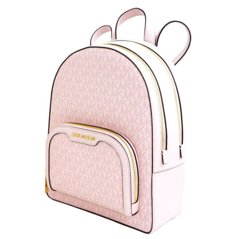 Michael Kors Women's Backpack Bag MK Jaycee MD PKT Logo Powder