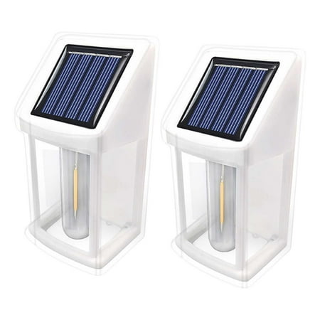 

JCWRYPS Gardening Supplies Solar Tungsten Wall Light 2024 New Wireless Dusk to Dawn Motion Sensor Led 2 Pack Ip65 Water Proof Solar Securityes Light Exterior Wall Mount Garden Lighting (White)