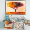 thumbnail image 3 of Designart 'Impressionist Landscape Colorful Abstract Tree' Modern Framed Art Print, 3 of 4