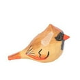 thumbnail image 4 of Solid Wood Handcarving Northern Cardinal Birds Statue Wooden Bird Figurine Handpainted 3D Animal Figurine Hand-Made Home Office Decoration, 4 of 6