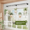 thumbnail image 3 of Plant Hanger Indoor 70in Hanging Planters Rod Hanging Plant Holder for Window Plant Shelves Metal Rod，Pots Not Included, 3 of 6