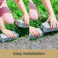 DIY No Dig Faux Stone Landscape Edging W Anchoring Spikes Flexible diy-no-dig-faux-stone-landscape-edging-w-anchoring-spikes-flexible