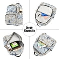 thumbnail image 5 of FORMRS Mini Backpack Purse for Women Travel Daypack Casual Shoulder Bag, Light Blue Mountain, 5 of 7