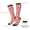 thumbnail image 5 of Picia Women Crew Soft Moisture-wicking Socks Strawberries Pattern Design Cotton Socks, One Size fit All, 5 of 9