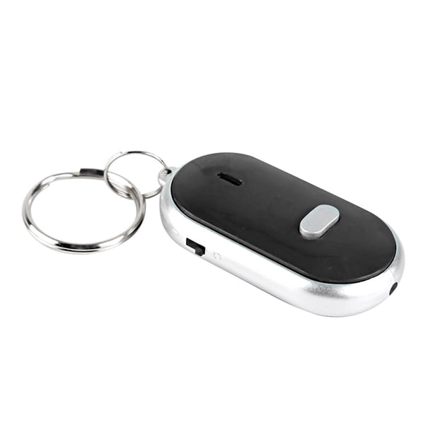 Control de Voz Anti, Silbato Buscador de Llaves Localizador de Llaveros Rastreador de Llaves para Dispositivos Perdidos Buscador de Sonido Rojo