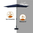 thumbnail image 2 of ACEGOSES 10 x 6.5ft Patio Umbrella with 6 Ribs Tilt and Crank Waterproof Sunshade Canopy for Garden,Yard,Navy Blue, 2 of 7